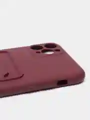 Багровый чехлы Iphone c кармашком для карт