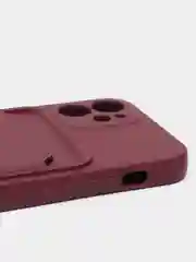 Багровый чехлы Iphone c кармашком для карт