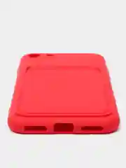 Красный чехлы Iphone c кармашком для карт