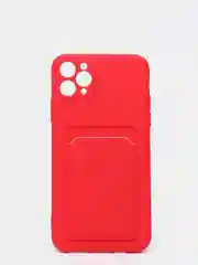 Красный чехлы Iphone c кармашком для карт