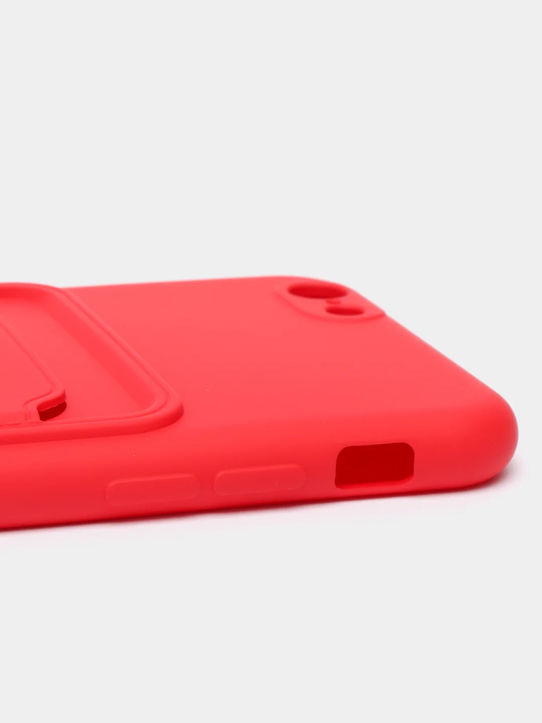 Красный чехлы Iphone c кармашком для карт