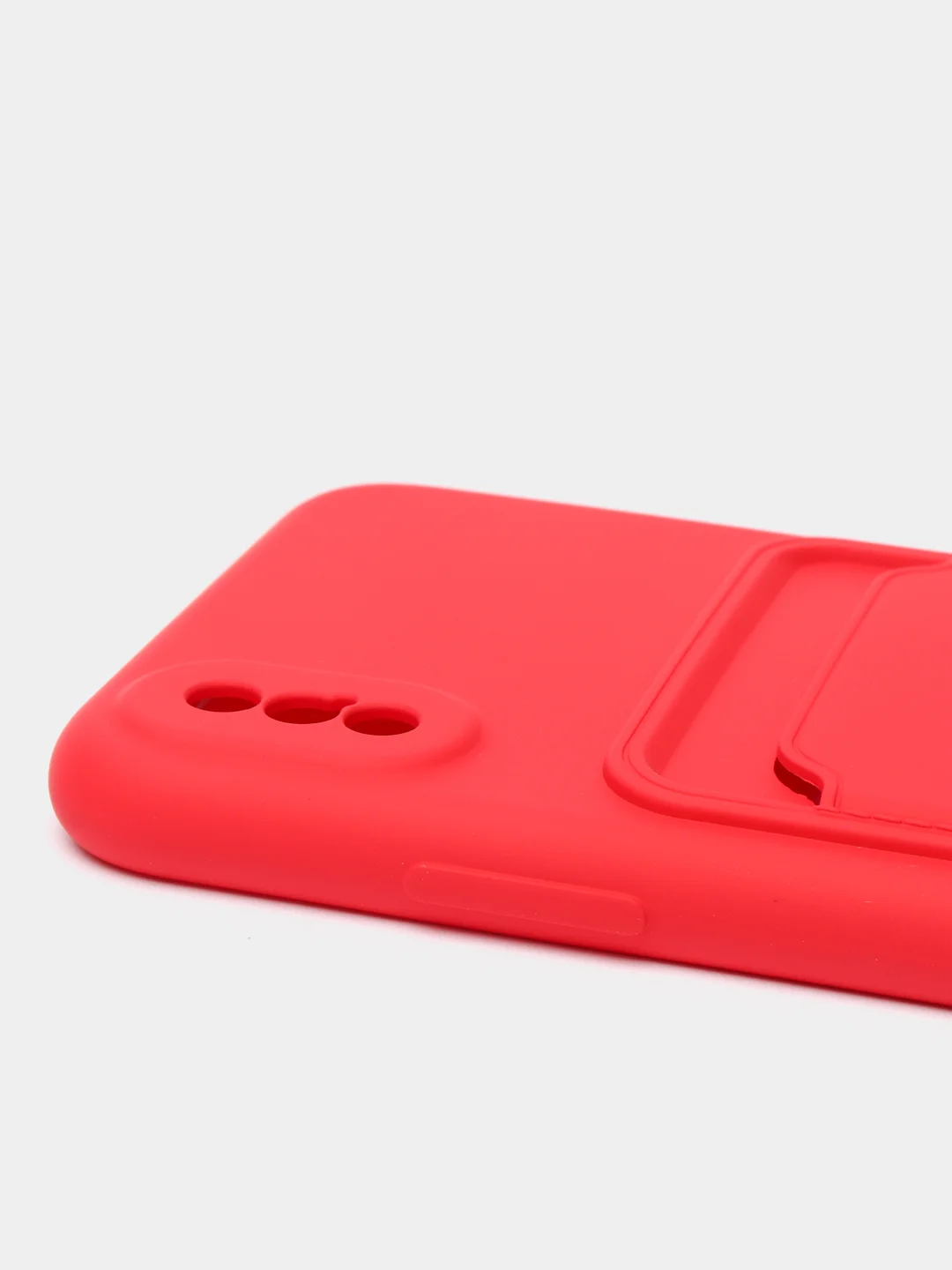 Красный чехлы Iphone c кармашком для карт