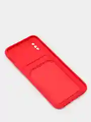 Красный чехлы Iphone c кармашком для карт