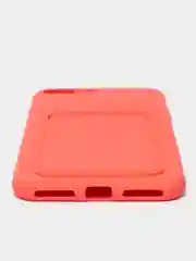 Коралловый чехлы Iphone c кармашком для карт