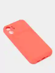 Коралловый чехлы Iphone c кармашком для карт