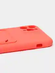 Коралловый чехлы Iphone c кармашком для карт