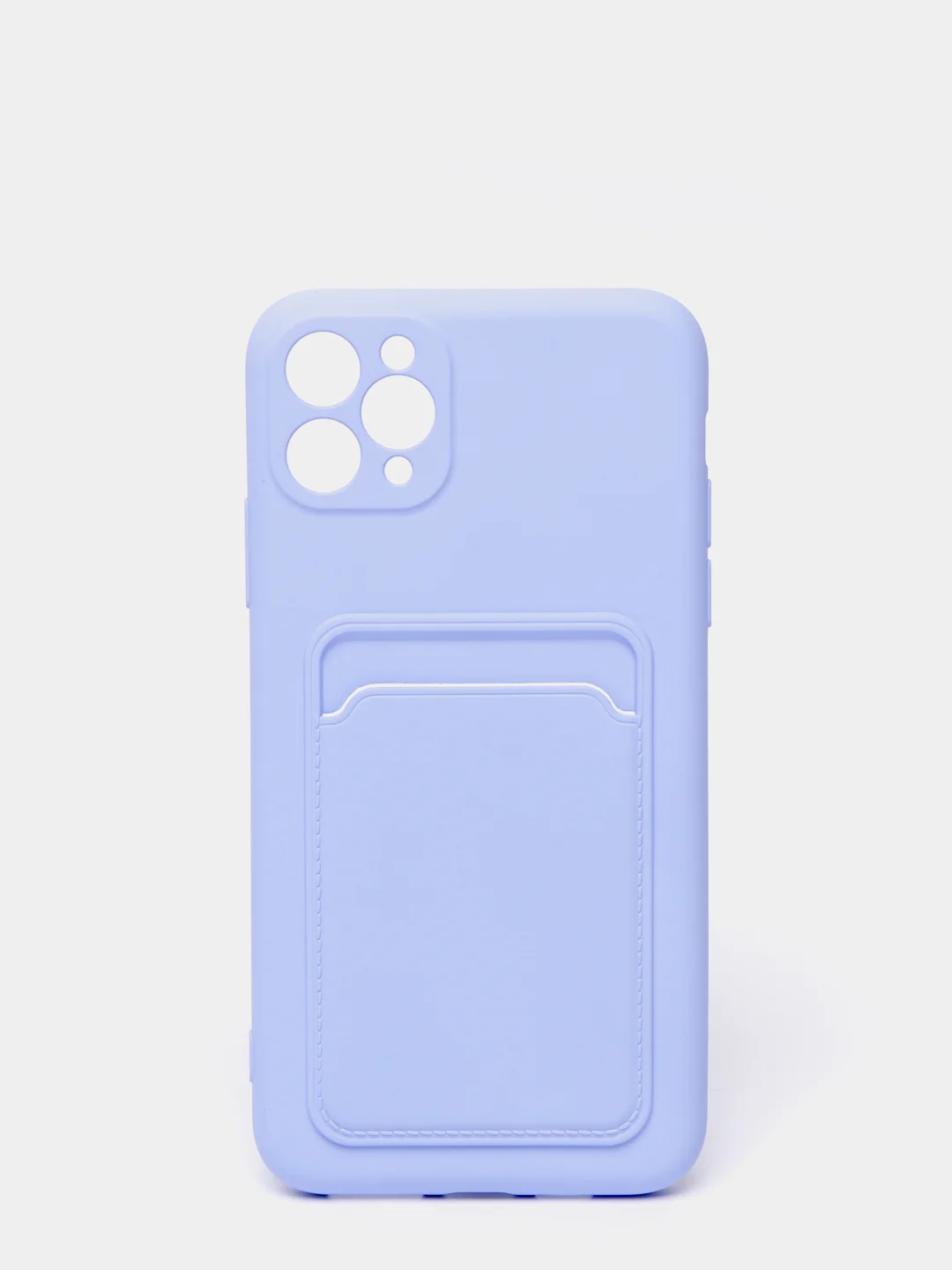 Лавандовый чехлы Iphone c кармашком для карт