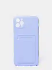 Лавандовый чехлы Iphone c кармашком для карт