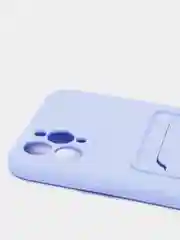 Лавандовый чехлы Iphone c кармашком для карт