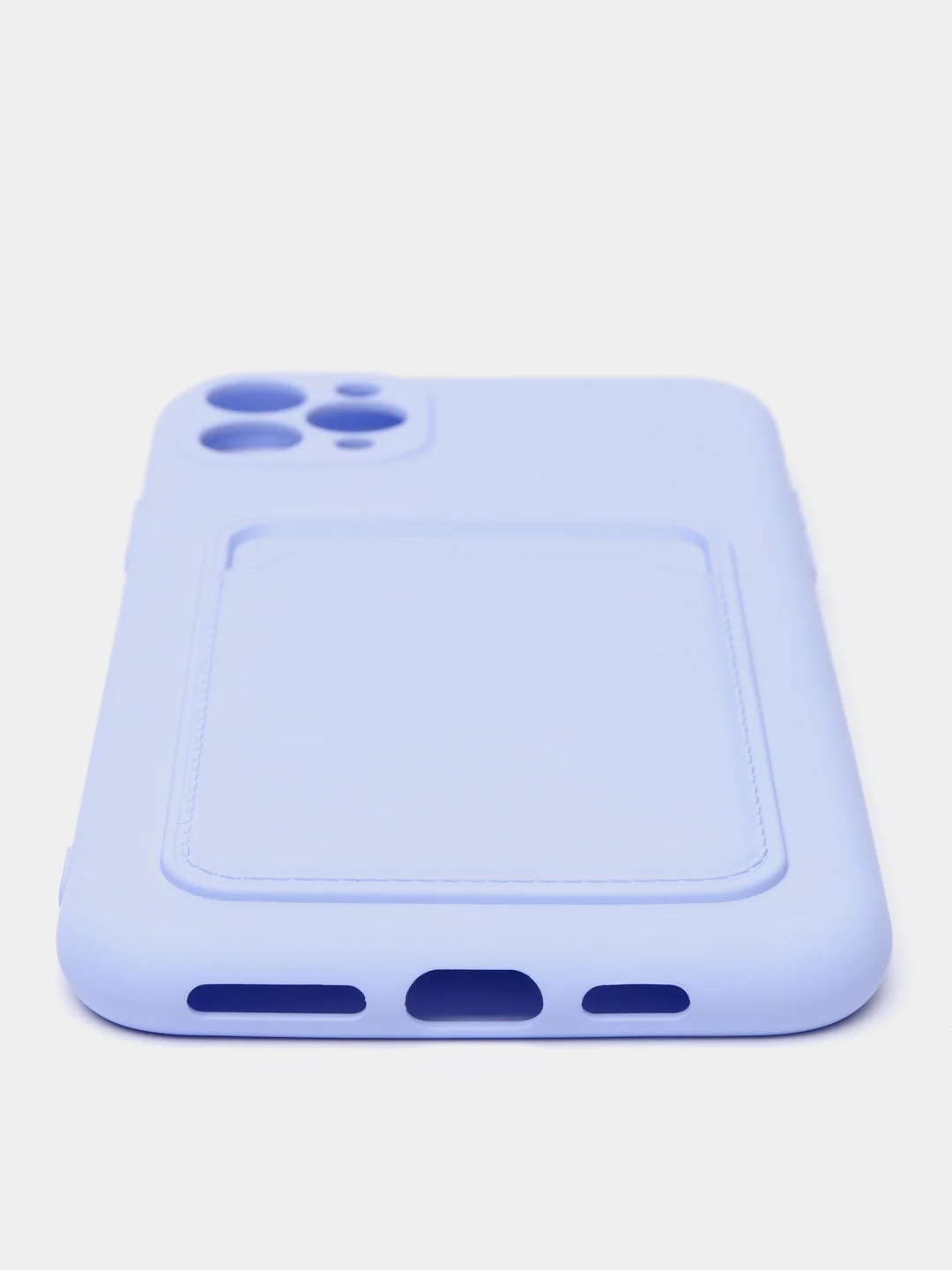 Лавандовый чехлы Iphone c кармашком для карт