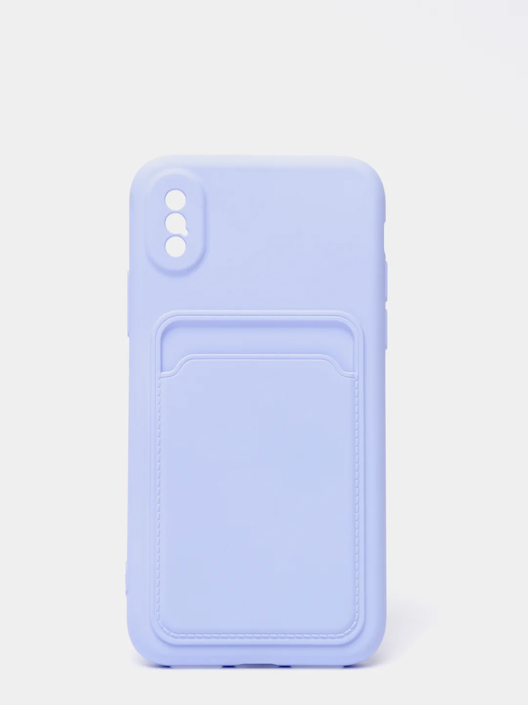 Лавандовый чехлы Iphone c кармашком для карт