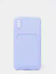 Лавандовый чехлы Iphone c кармашком для карт