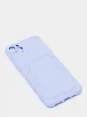 Лавандовый чехлы Iphone c кармашком для карт