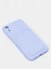 Лавандовый чехлы Iphone c кармашком для карт