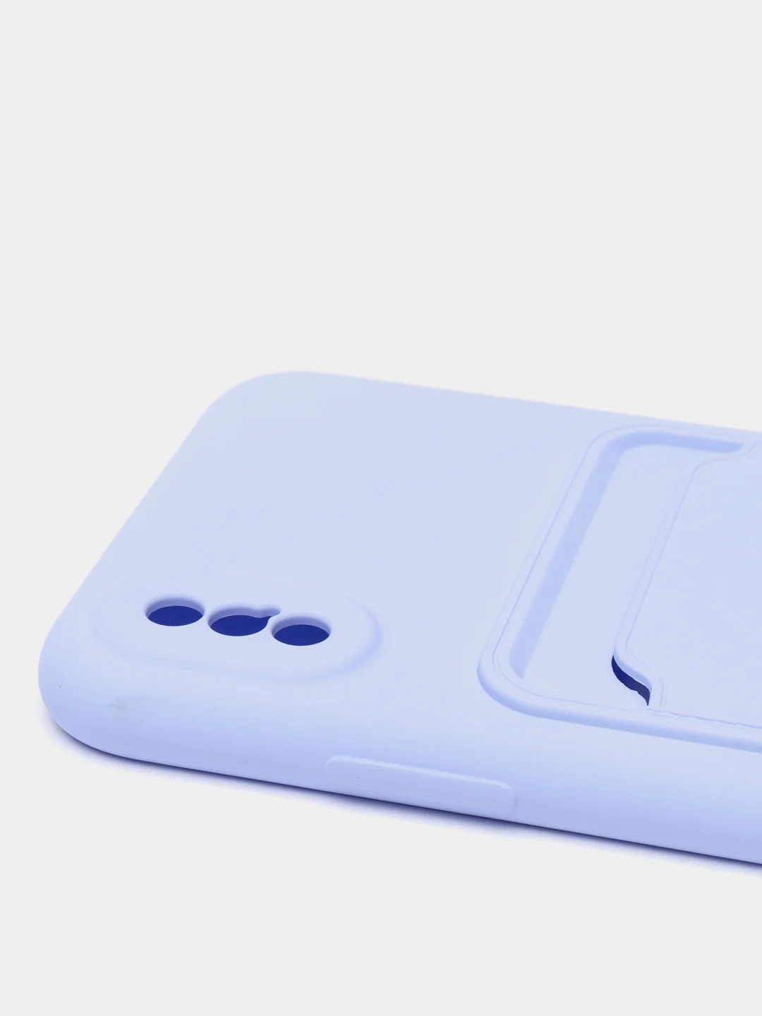 Лавандовый чехлы Iphone c кармашком для карт