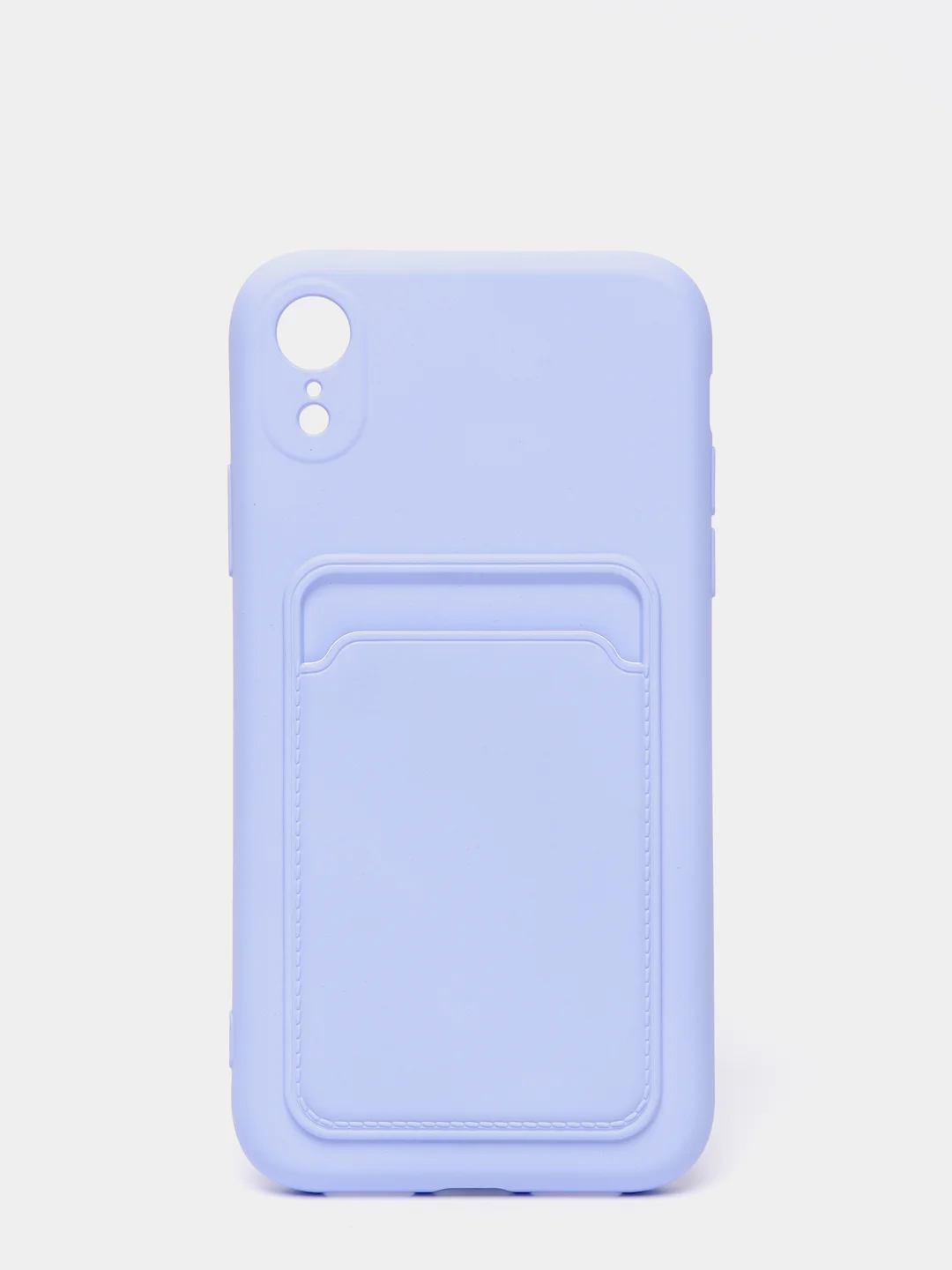 Лавандовый чехлы Iphone c кармашком для карт