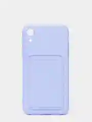 Лавандовый чехлы Iphone c кармашком для карт