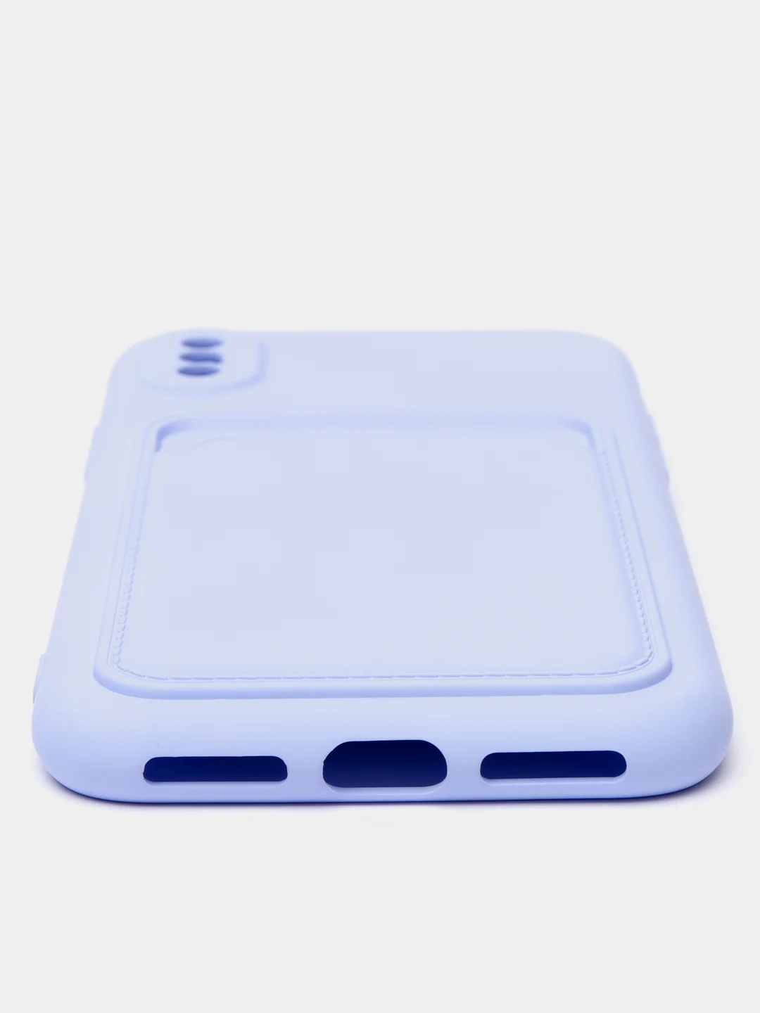 Лавандовый чехлы Iphone c кармашком для карт