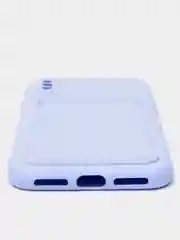 Лавандовый чехлы Iphone c кармашком для карт