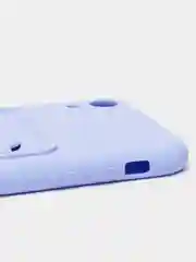 Лавандовый чехлы Iphone c кармашком для карт