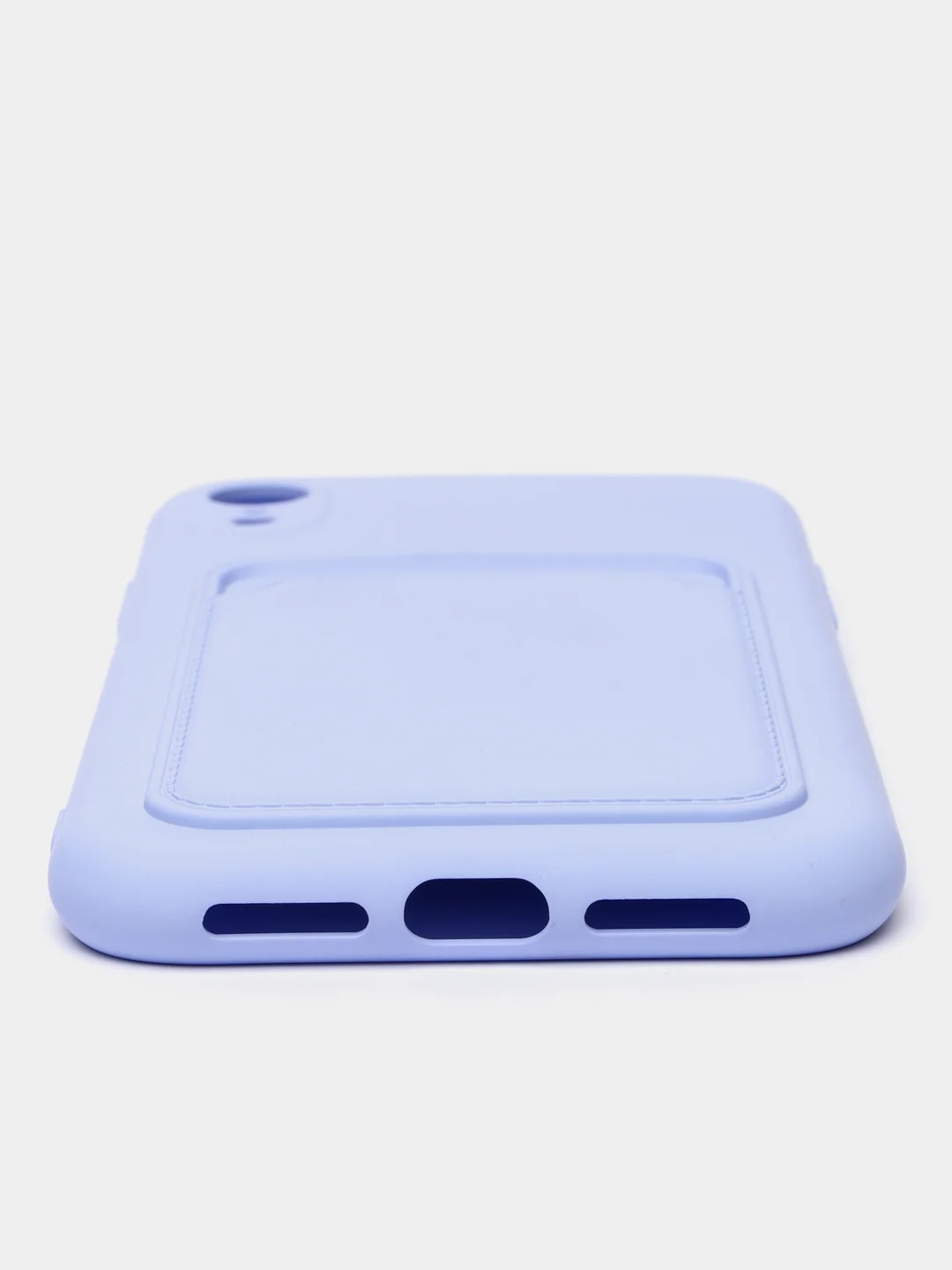 Лавандовый чехлы Iphone c кармашком для карт