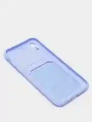 Лавандовый чехлы Iphone c кармашком для карт