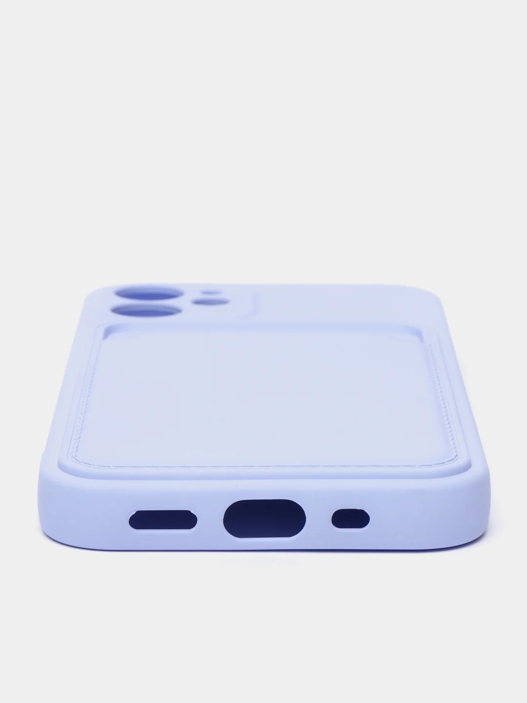Лавандовый чехлы Iphone c кармашком для карт