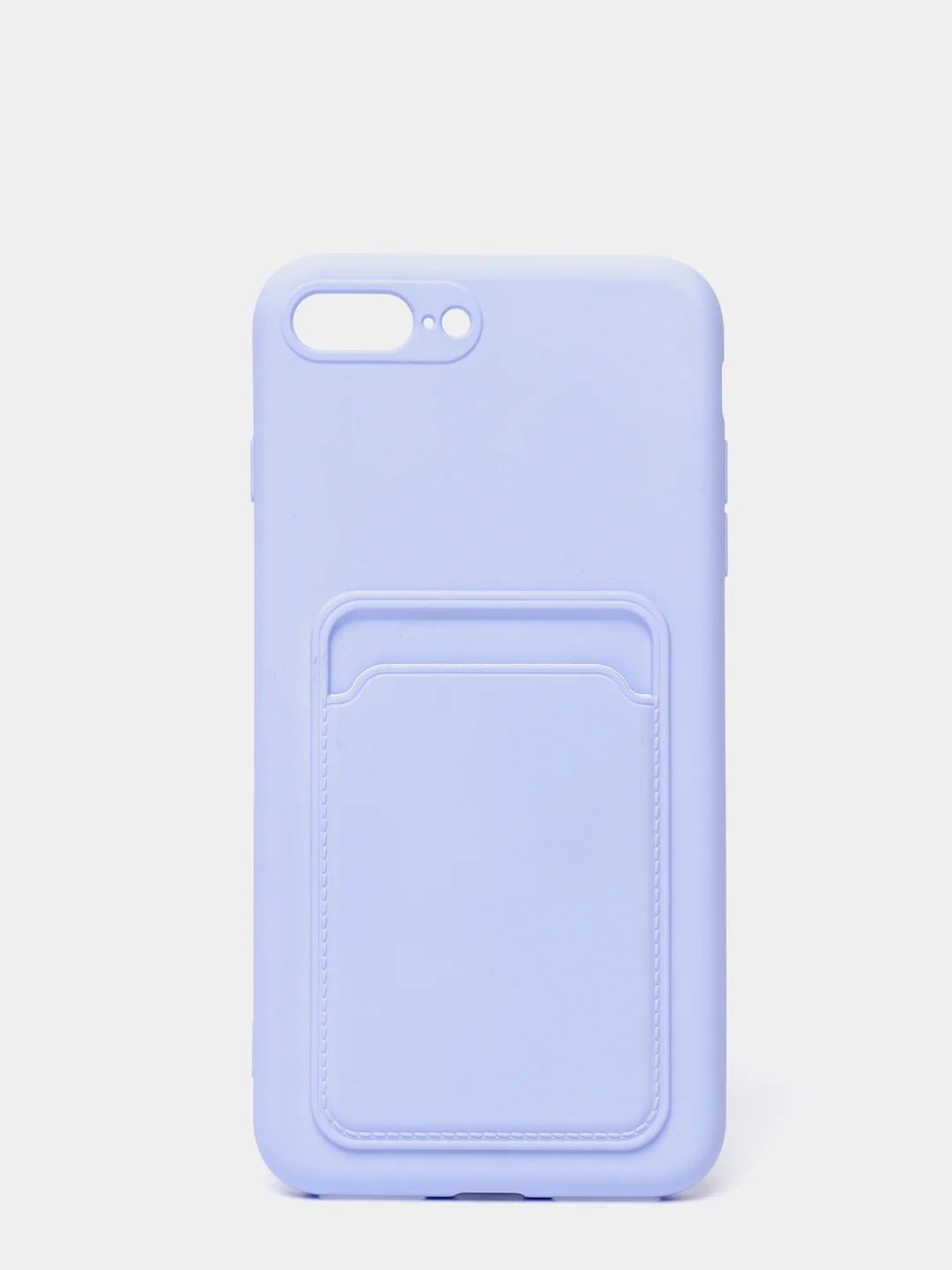 Лавандовый чехлы Iphone c кармашком для карт