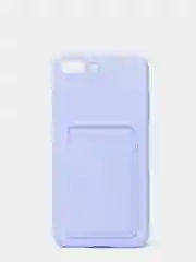 Лавандовый чехлы Iphone c кармашком для карт