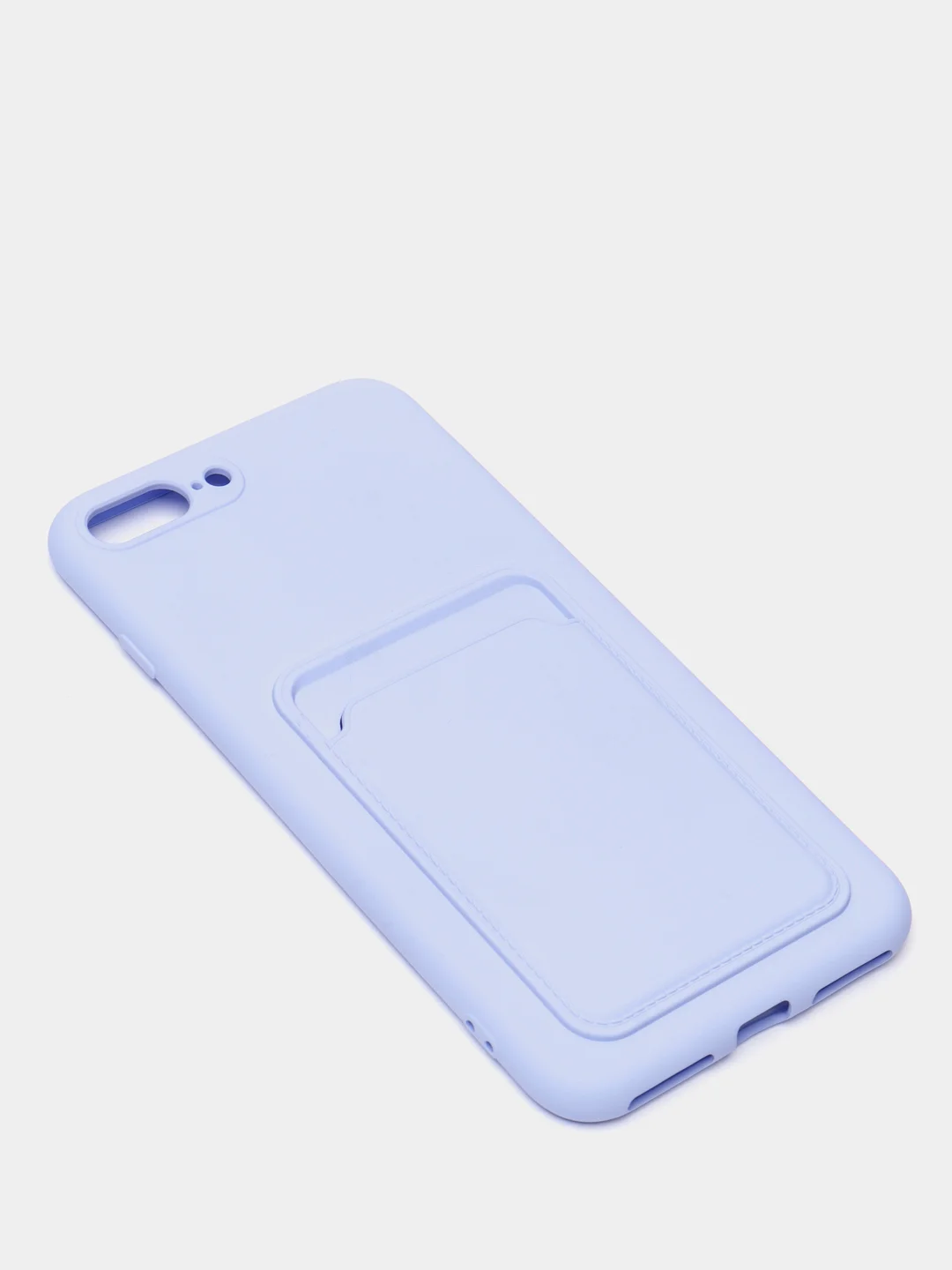 Лавандовый чехлы Iphone c кармашком для карт