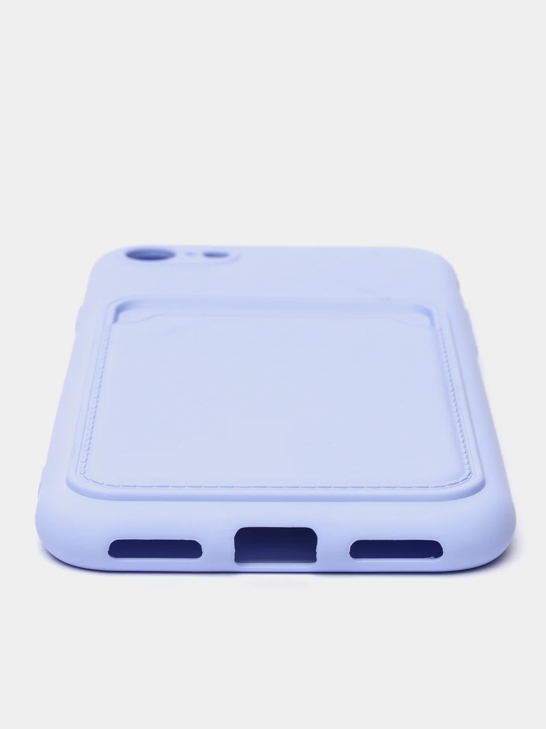 Лавандовый чехлы Iphone c кармашком для карт