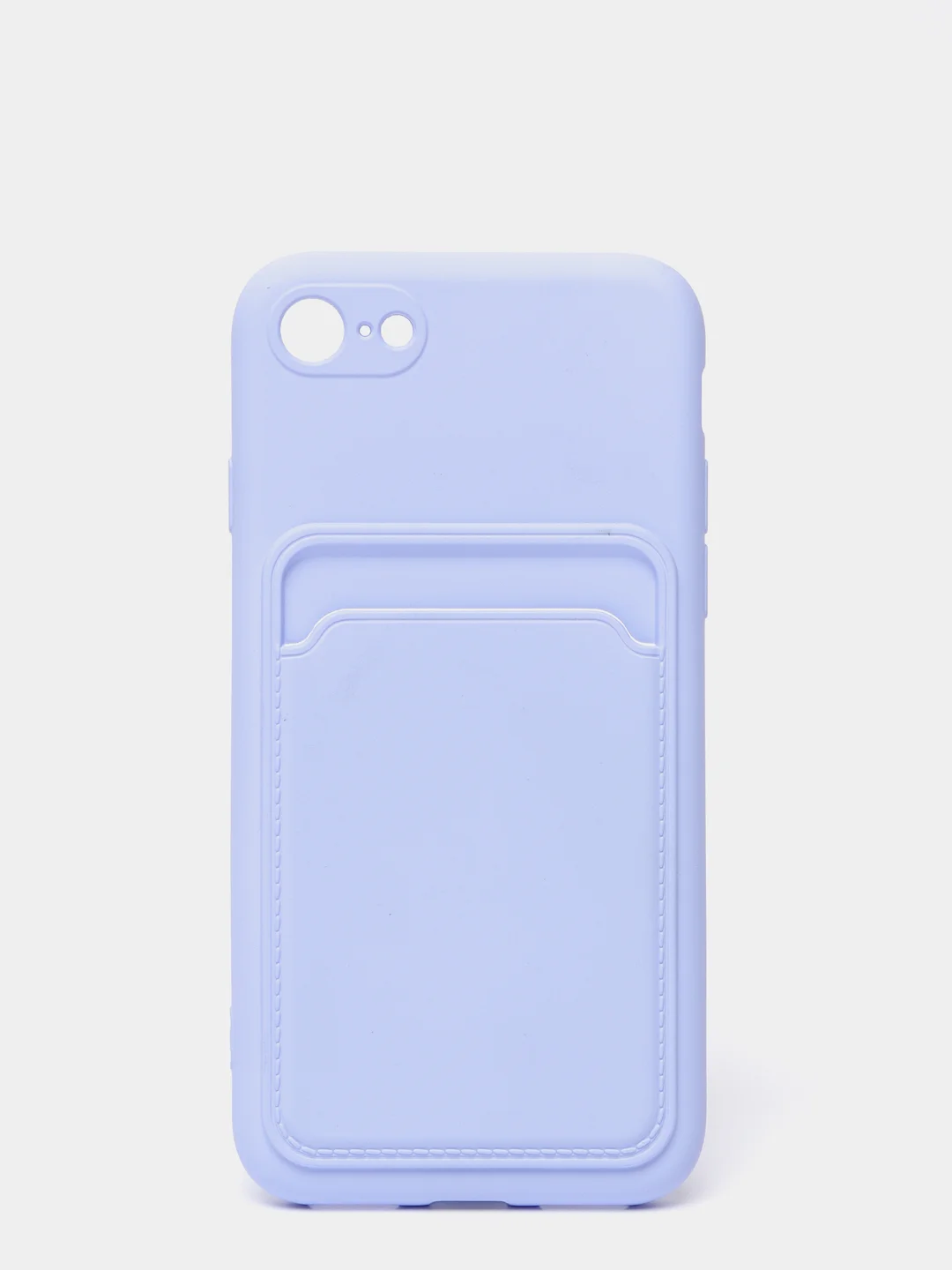 Лавандовый чехлы Iphone c кармашком для карт