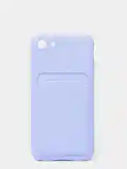 Лавандовый чехлы Iphone c кармашком для карт