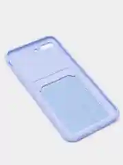Лавандовый чехлы Iphone c кармашком для карт