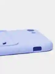 Лавандовый чехлы Iphone c кармашком для карт