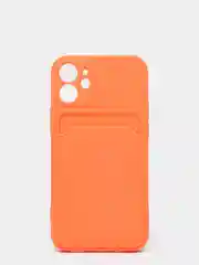 Оранжевый чехлы Iphone c кармашком для карт