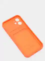Оранжевый чехлы Iphone c кармашком для карт