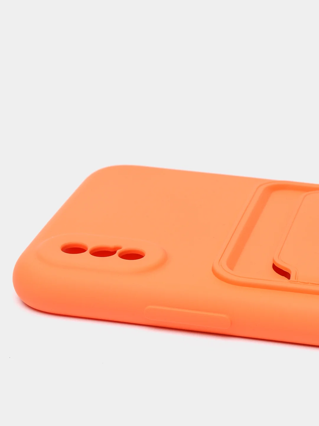 Оранжевый чехлы Iphone c кармашком для карт