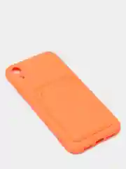 Оранжевый чехлы Iphone c кармашком для карт