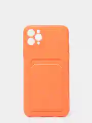 Оранжевый чехлы Iphone c кармашком для карт
