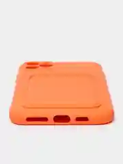 Оранжевый чехлы Iphone c кармашком для карт