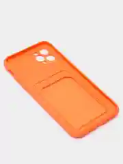 Оранжевый чехлы Iphone c кармашком для карт