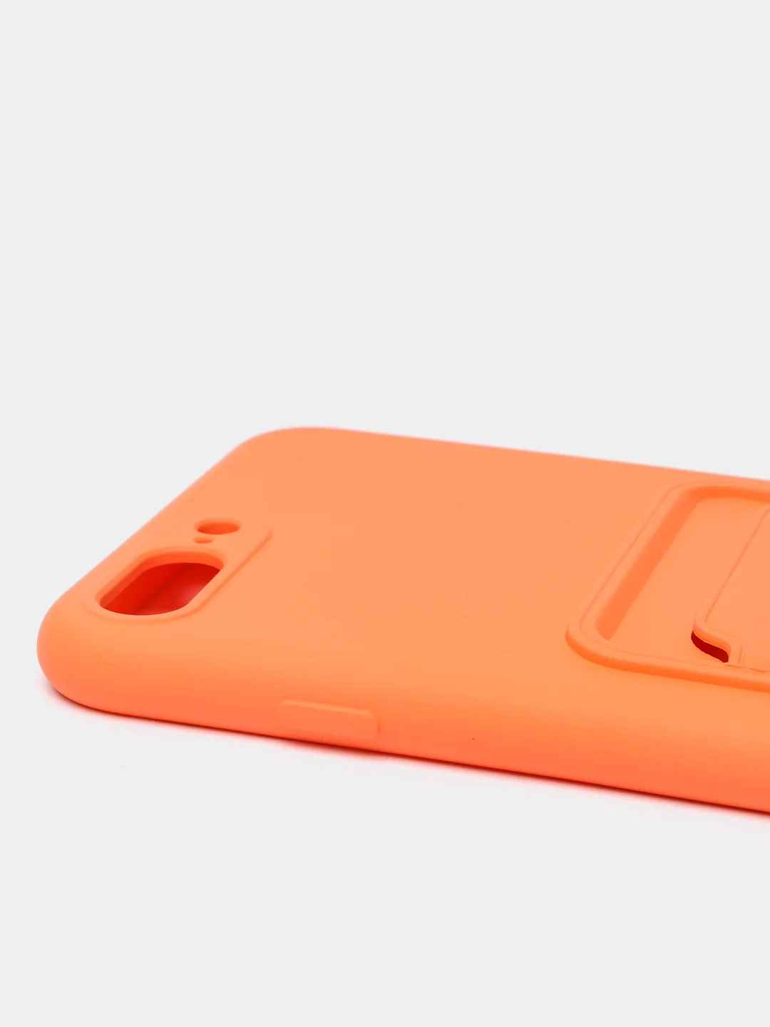 Оранжевый чехлы Iphone c кармашком для карт