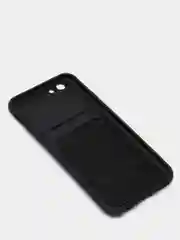 Черный чехлы Iphone c кармашком для карт