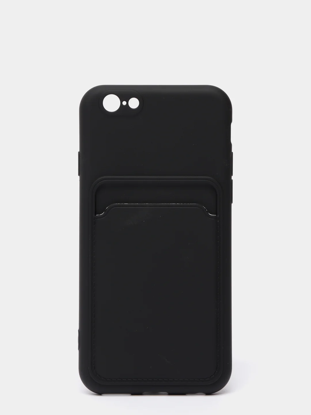 Черный чехлы Iphone c кармашком для карт