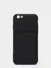 Черный чехлы Iphone c кармашком для карт