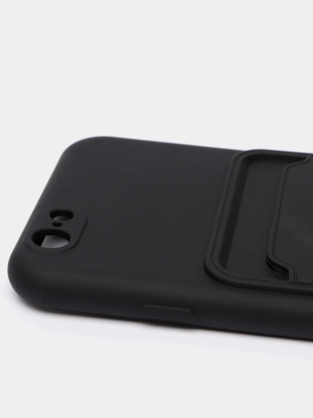 Черный чехлы Iphone c кармашком для карт