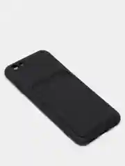 Черный чехлы Iphone c кармашком для карт