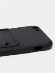 Черный чехлы Iphone c кармашком для карт