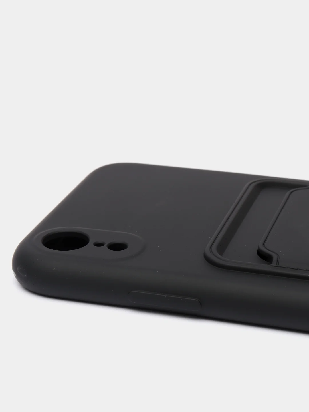Черный чехлы Iphone c кармашком для карт